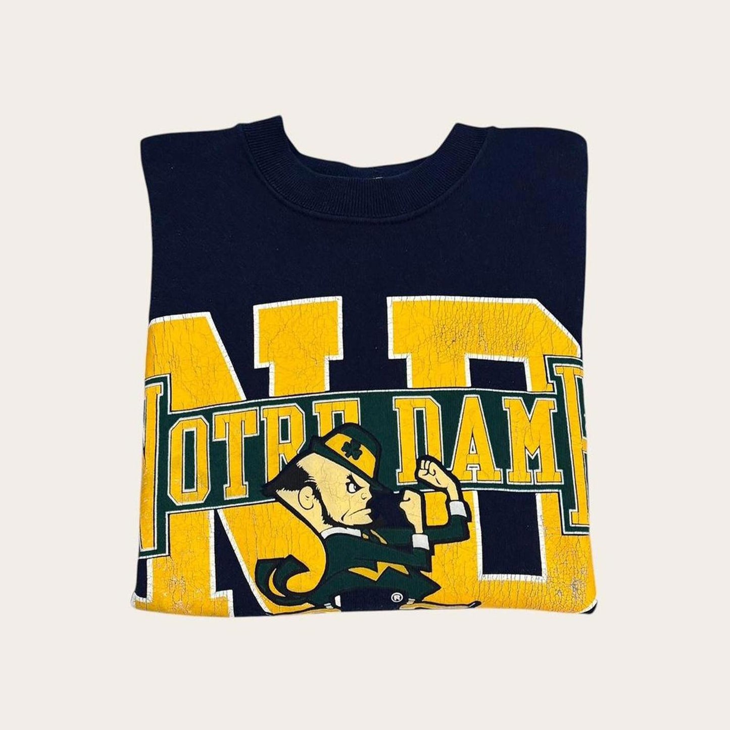 Vintage 90s USA University of Notre Dame fighting Irish varsity sweatshirt