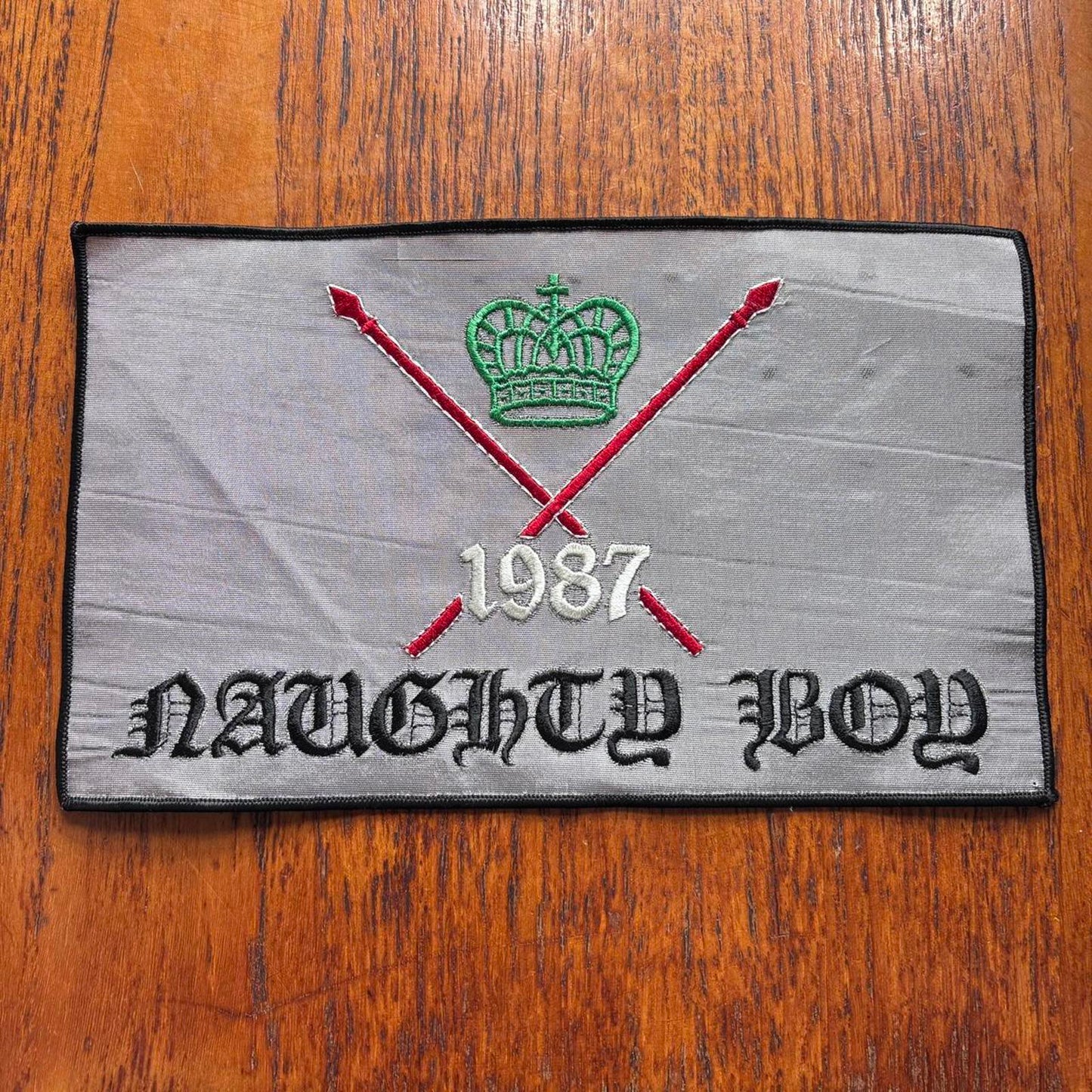 Vintage 80s British military army royal guards large embroidered patch