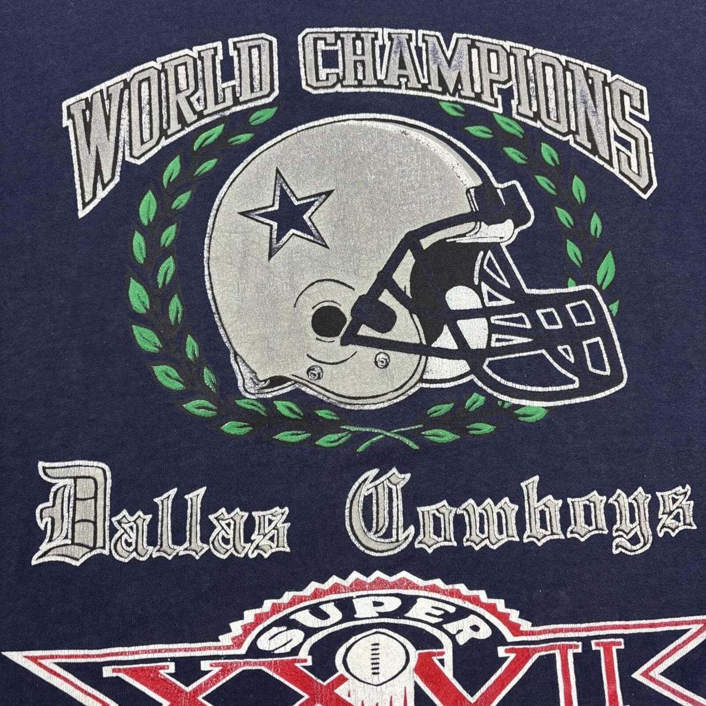 Vintage 90s USA Dallas Cowboys NFL American Football Super Bowl 27 t-shirt
