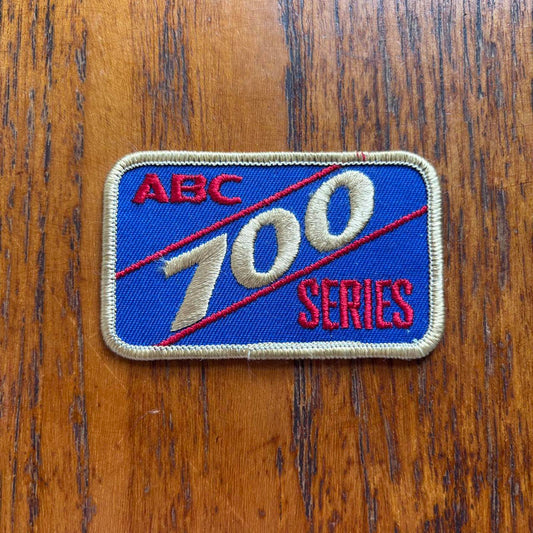 Vintage 90s USA bowling ABC 700 series embroidered patch