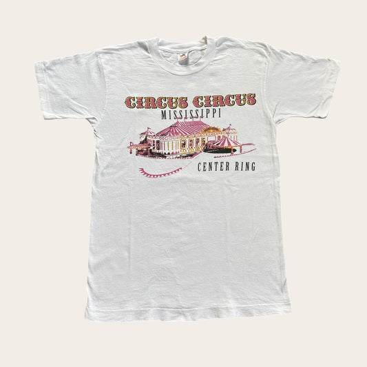 Vintage 90s Circus Circus Mississippi Center ring hotel casino souvenir t-shirt