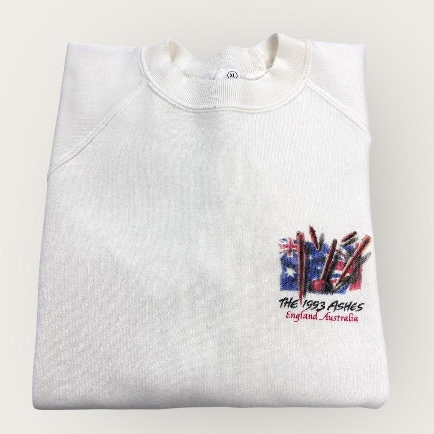 Vintage 90s The Ashes cricket tournament England vs Australia sweatshirt