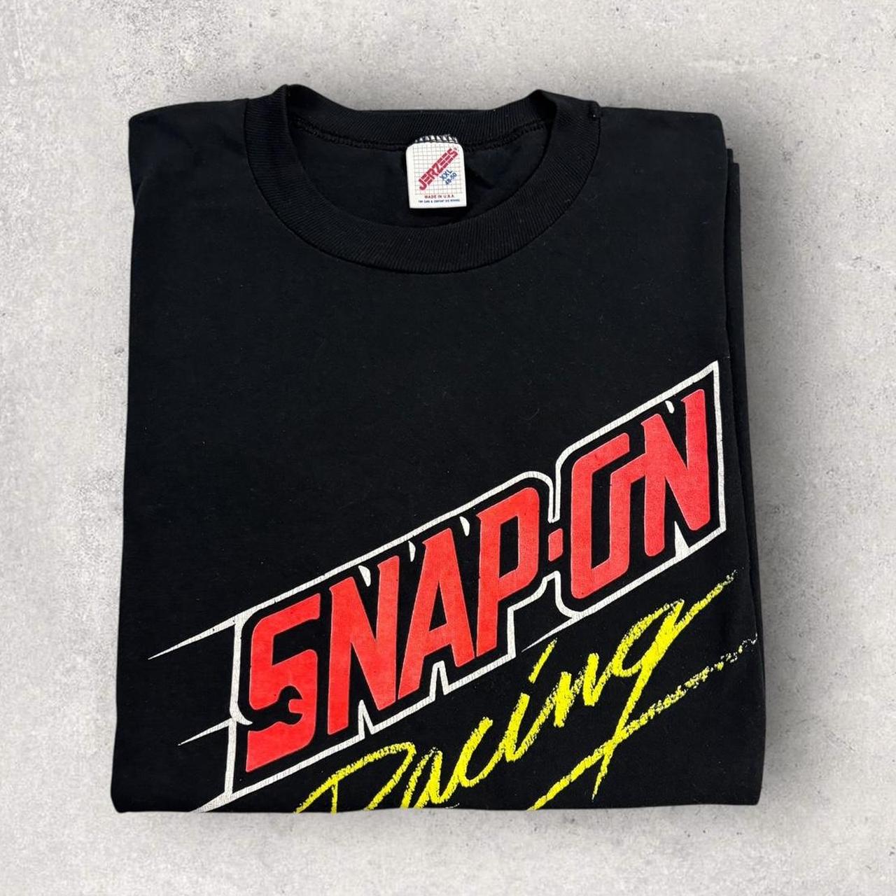 Vintage 90s USA Snap On Racing motorsport automobile graphic t-shirt