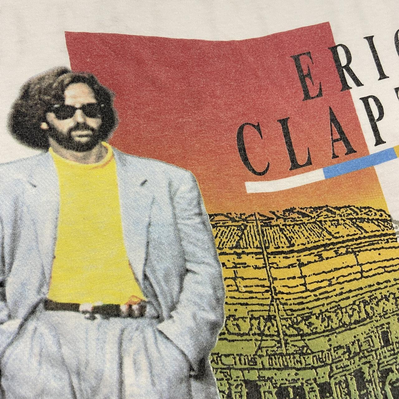 Vintage 90s Eric Clapton Royal Albert Hall 91 London music rock tour graphic band t-shirt