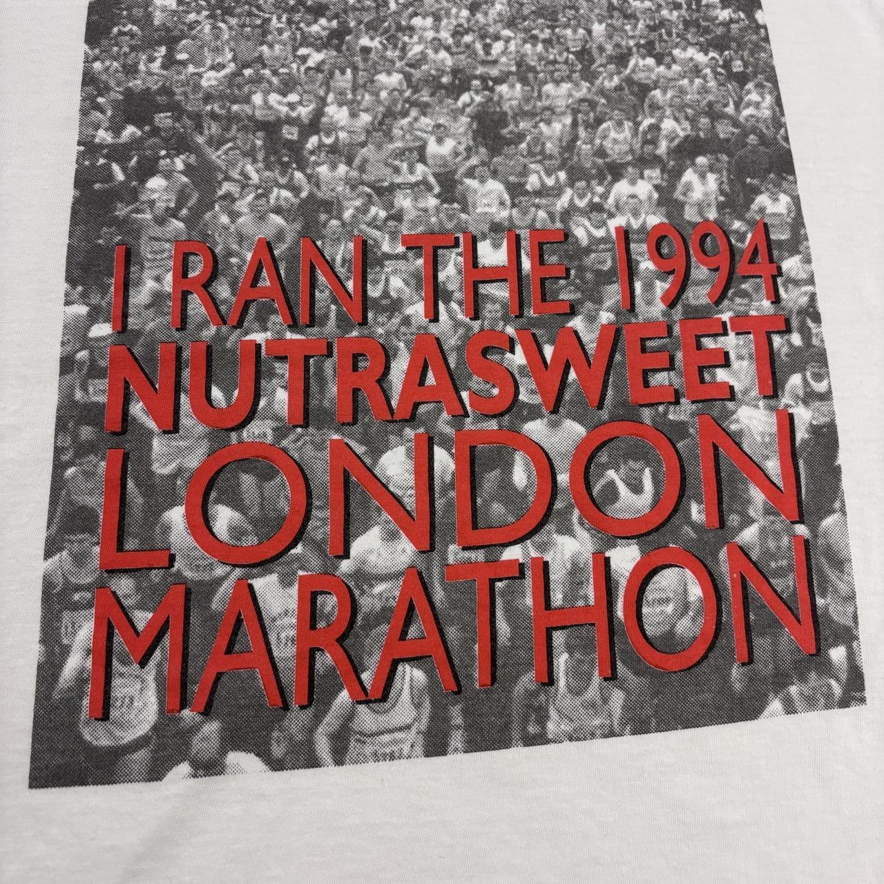 Vintage London Marathon 94 race running graphic t-shirt