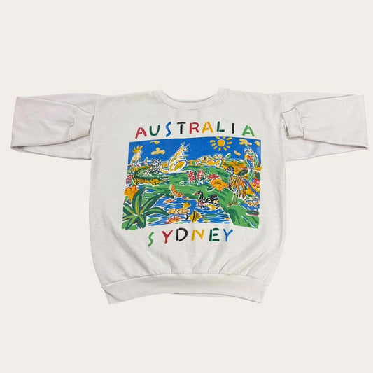 Vintage 90s Sydney Australia Ken Done illustration souvenir sweatshirt