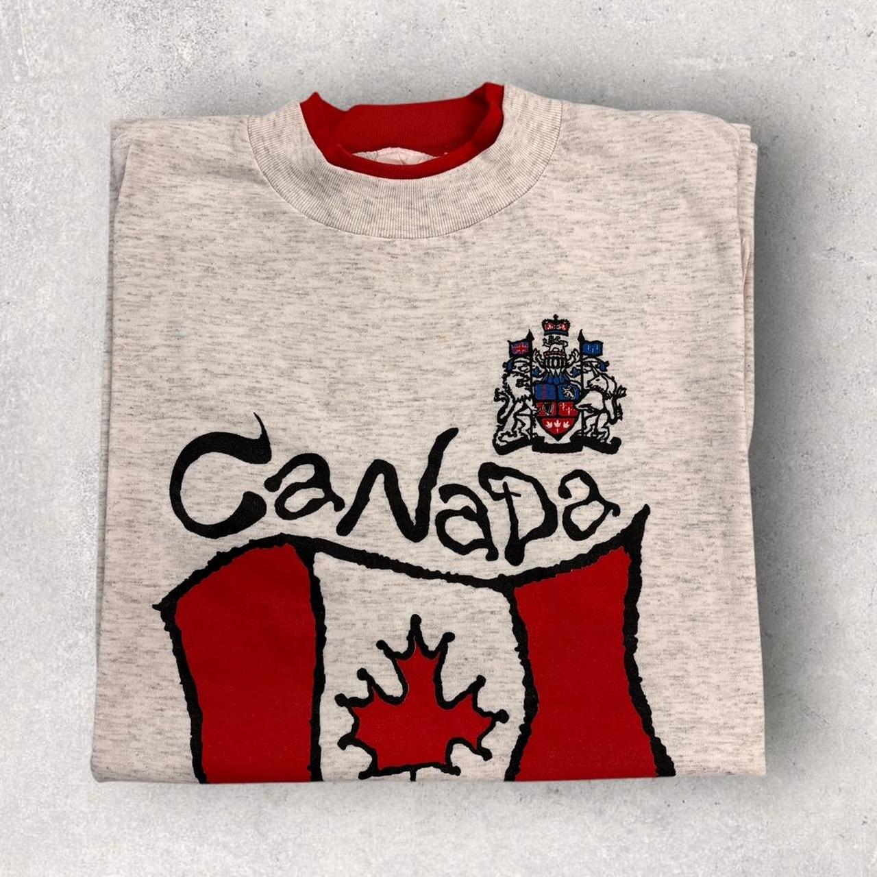 Vintage 90s Vancouver Canada Flag tourist souvenir graphic t-shirt