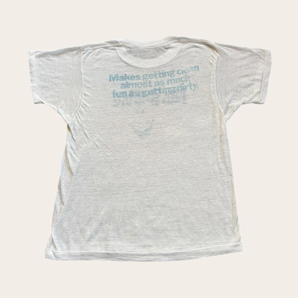 Vintage 80s USA Mr Bubble cleaning promotional t-shirt