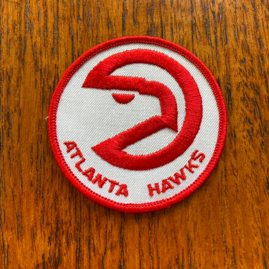 Vintage 80s USA Atlanta Hawks NBA basketball promotional patch