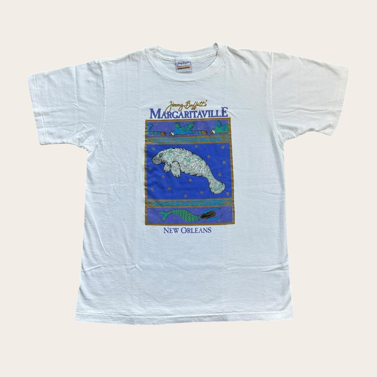 Vintage 90s USA Jimmy Buffett’s Margaritaville New Orleans souvenir t-shirt
