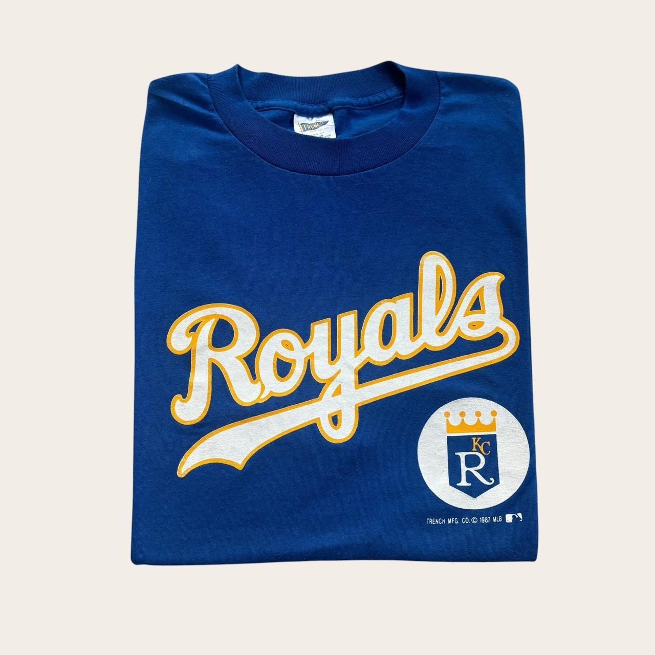 Vintage 80s USA Kansas City Royals MLB Major League Baseball t-shirt