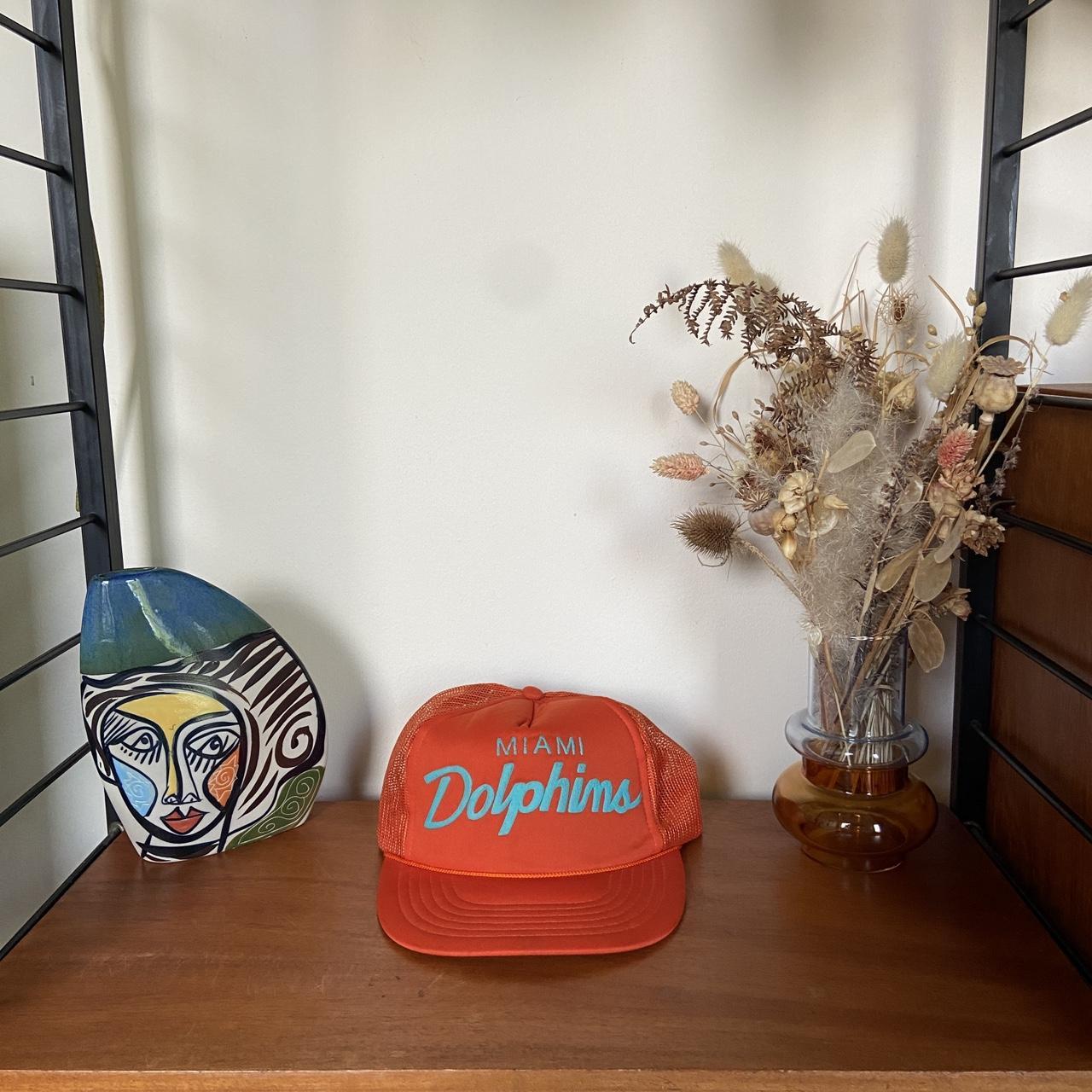 Vintage 90s USA Miami Dolphins NFL American Football Florida promotional graphic cap