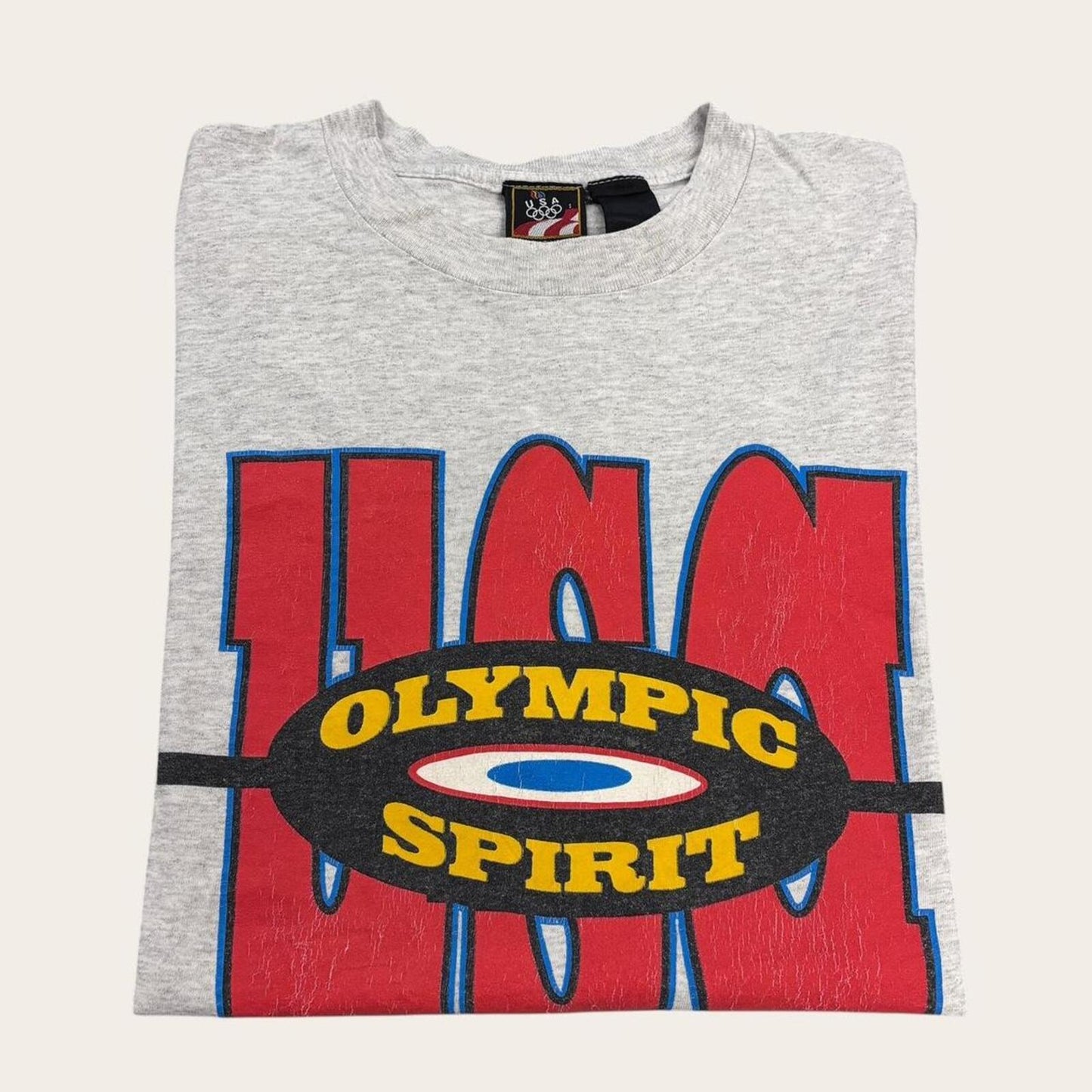 Vintage 90s Team USA Olympics spirit summer games athletics graphic t-shirt