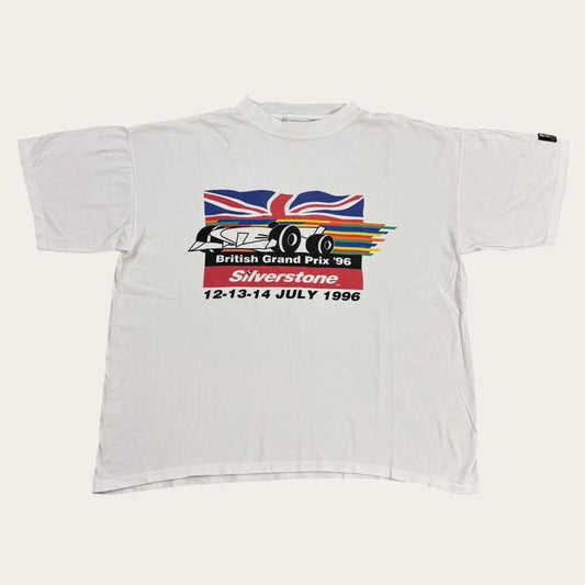 Vintage Formula One British Grand Prix 96 Silverstone motorsport racing t-shirt