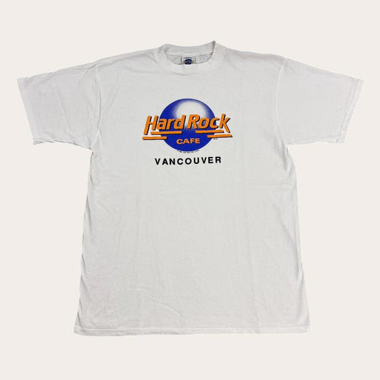 Vintage 80s Hard Rock Cafe Vancouver Canada bar restaurant souvenir t-shirt
