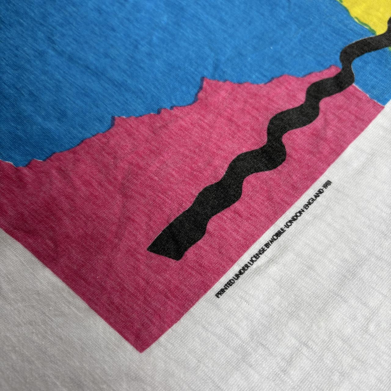 Vintage 80s USA Genesis Abacab album rock music band t-shirt
