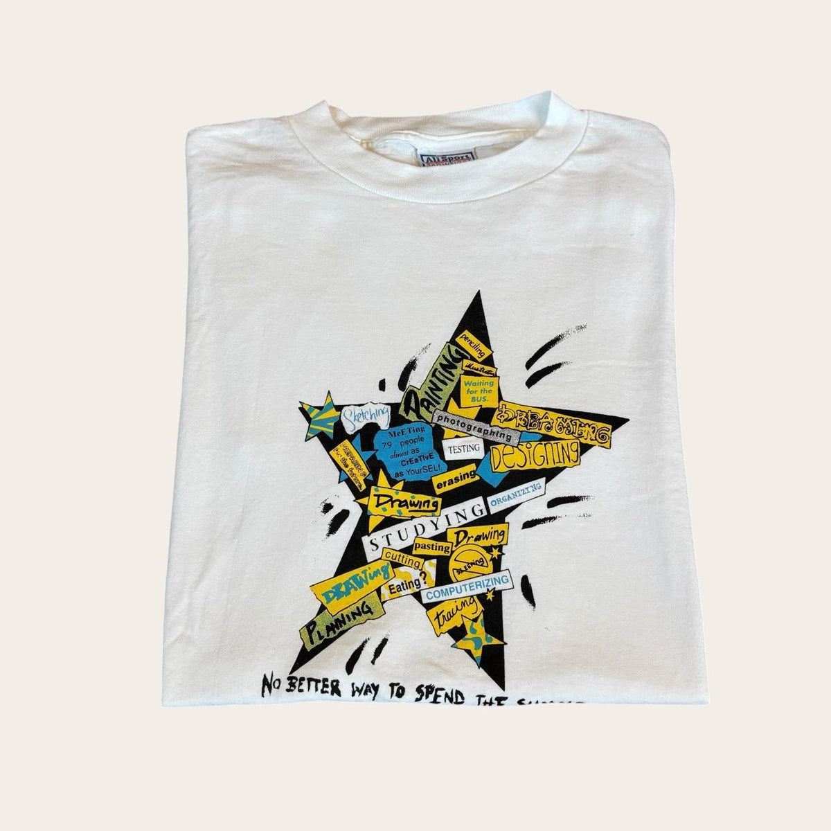 Vintage 90s USA college of art and design Savannah Georgia t-shirt