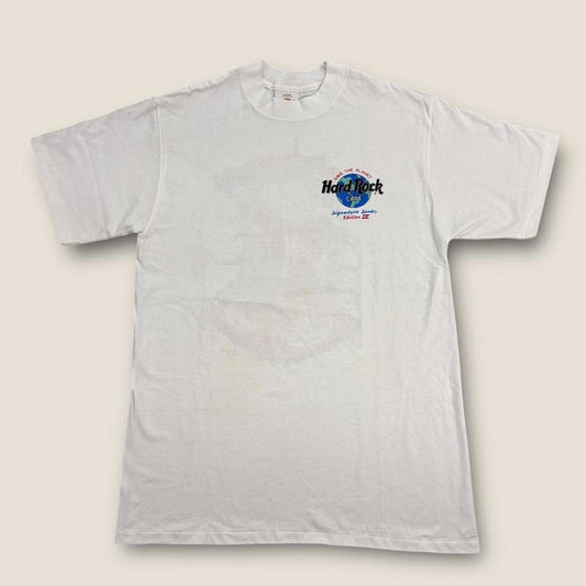 Vintage 90s USA Hard Rock Cafe signature series Don Henley Eagles band t-shirt