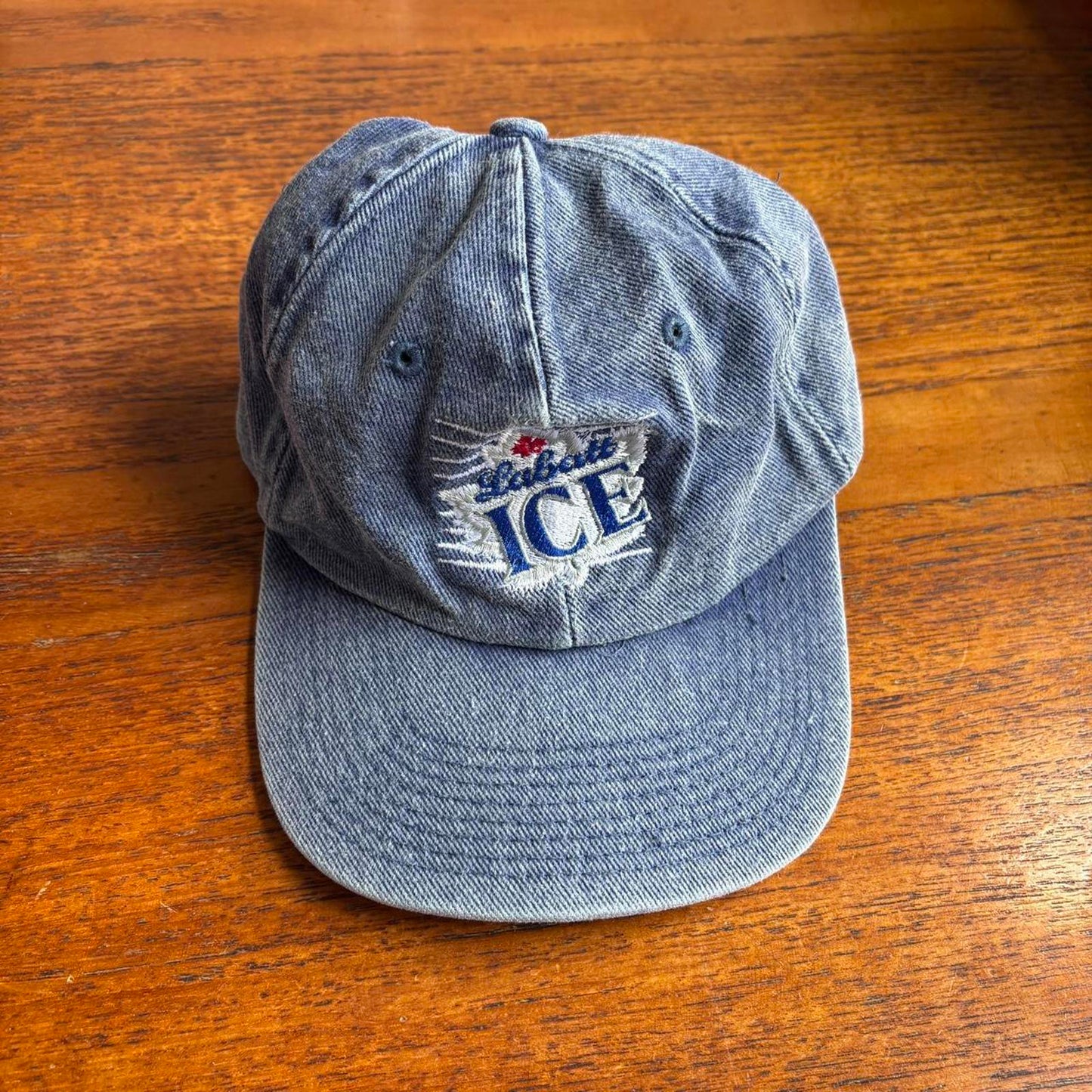 Vintage 90s USA Labatts beer Ice cold promotional graphic baseball cap