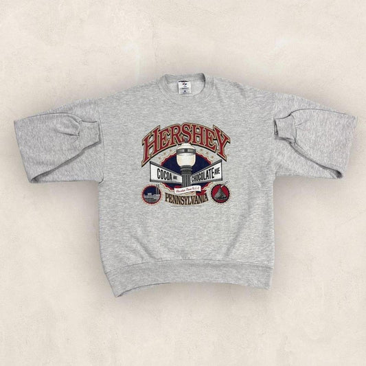 Vintage 90s USA Hershey’s Chocolate World theme park souvenir sweatshirt