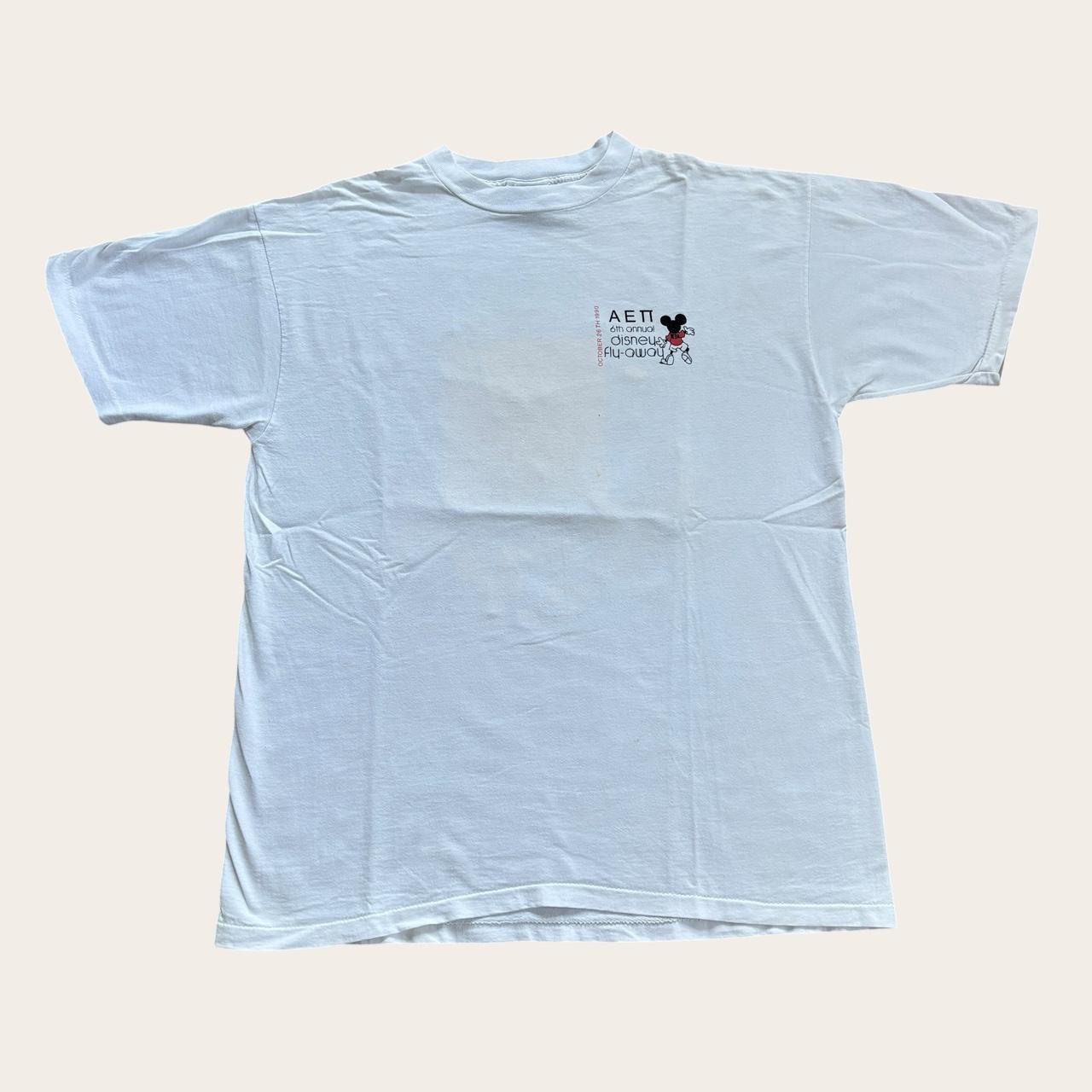 Vintage 90s Disney fly away Association European travel agents souvenir t-shirt