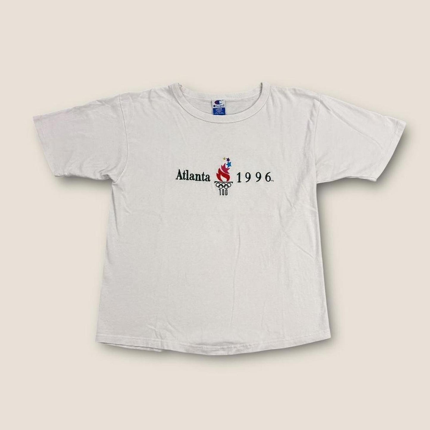 Vintage 90s USA Atlanta Olympics summer games athletics embroidered t-shirt