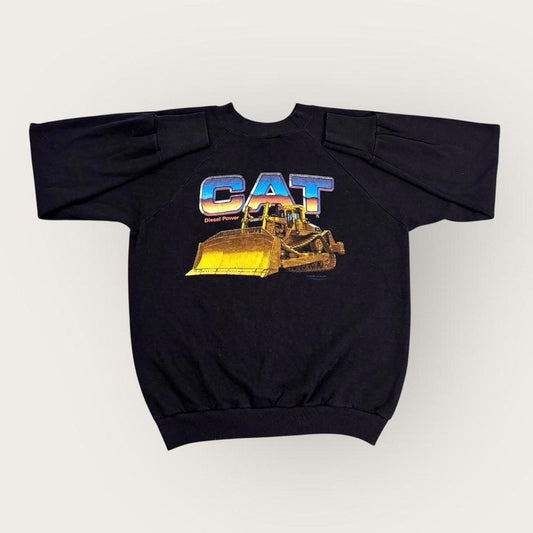 Vintage 90s USA Caterpillar engineering construction agriculture sweatshirt