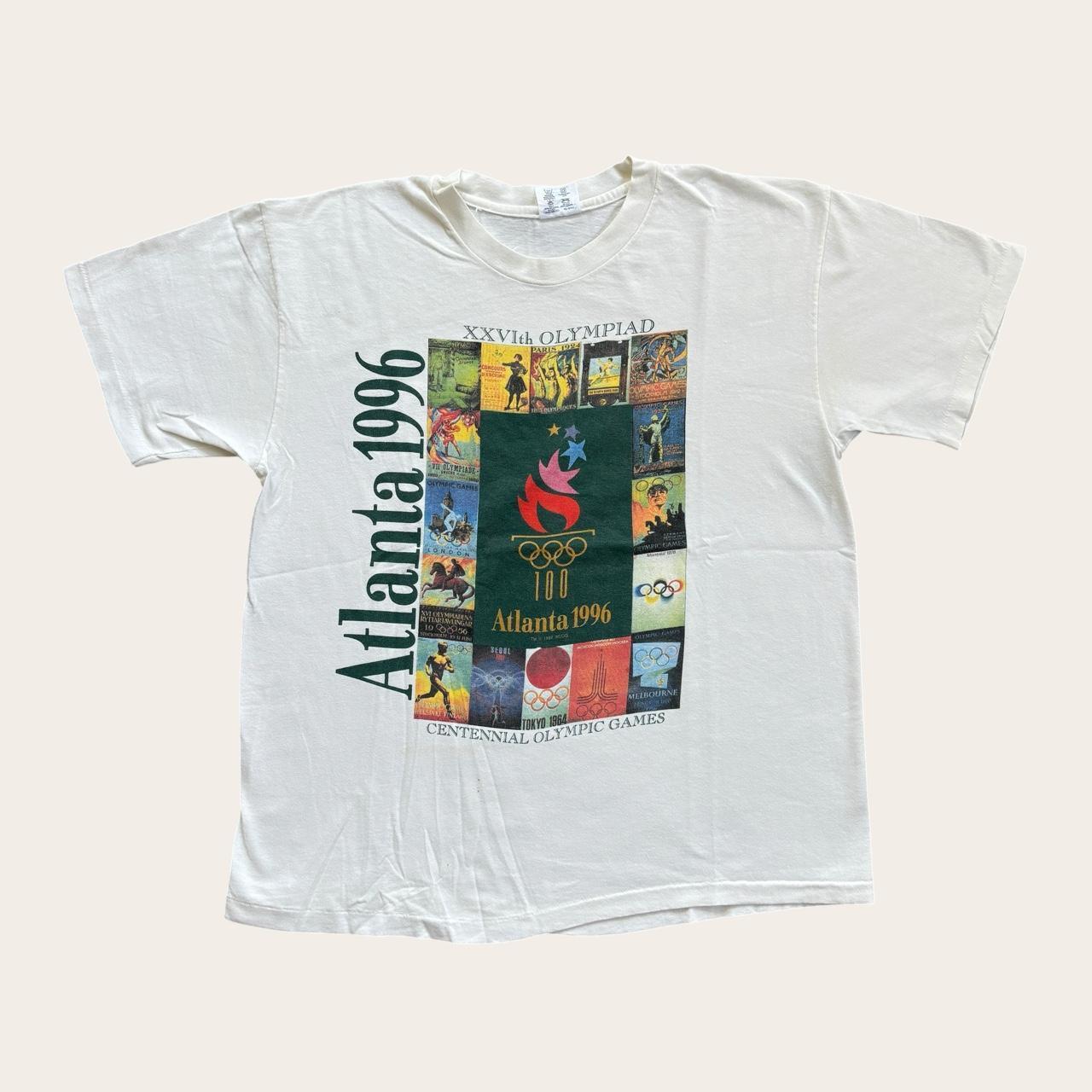 Vintage 90s USA Atlanta Olympics summer games athletics t-shirt