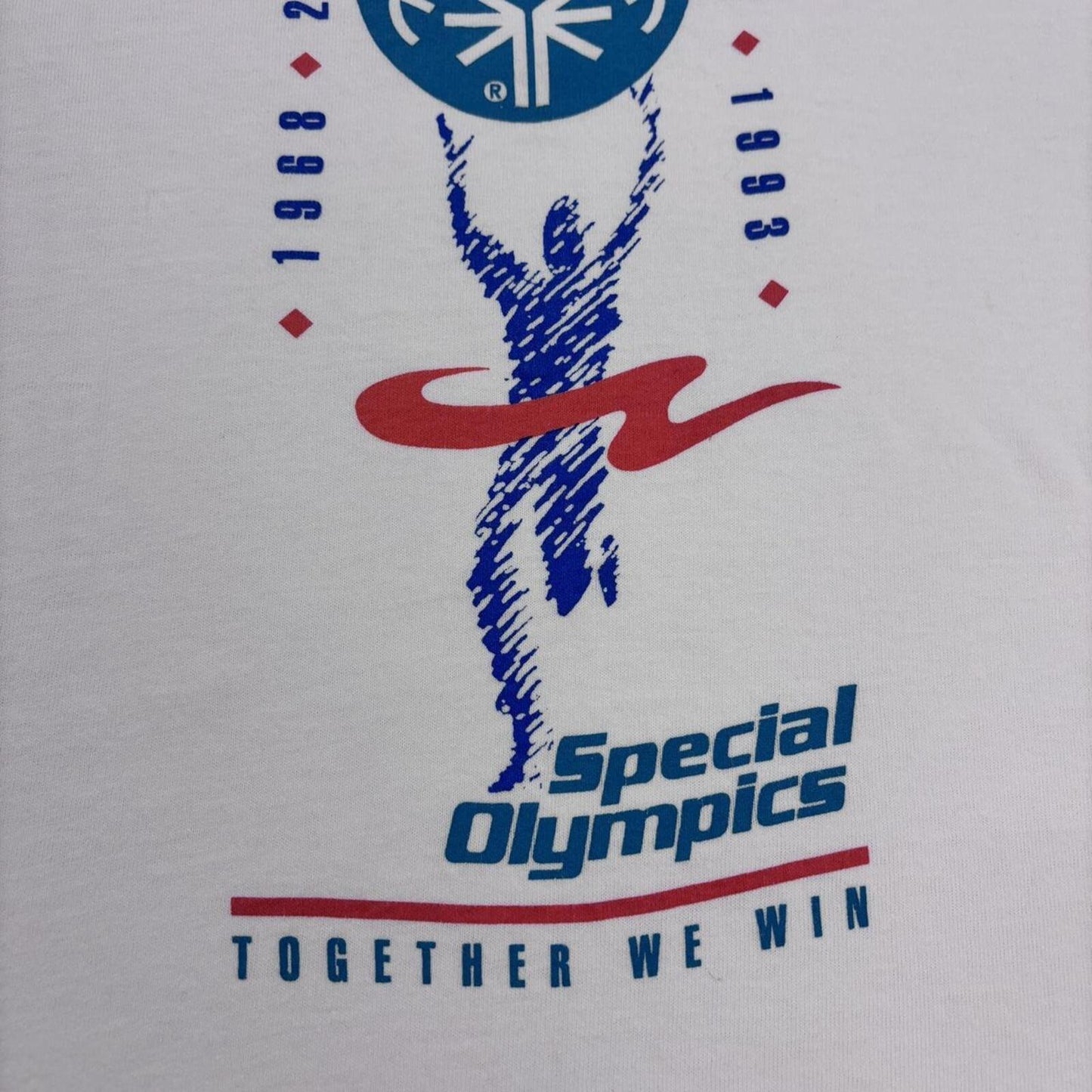 Vintage 90s USA special Olympics athletics 25th anniversary t-shirt