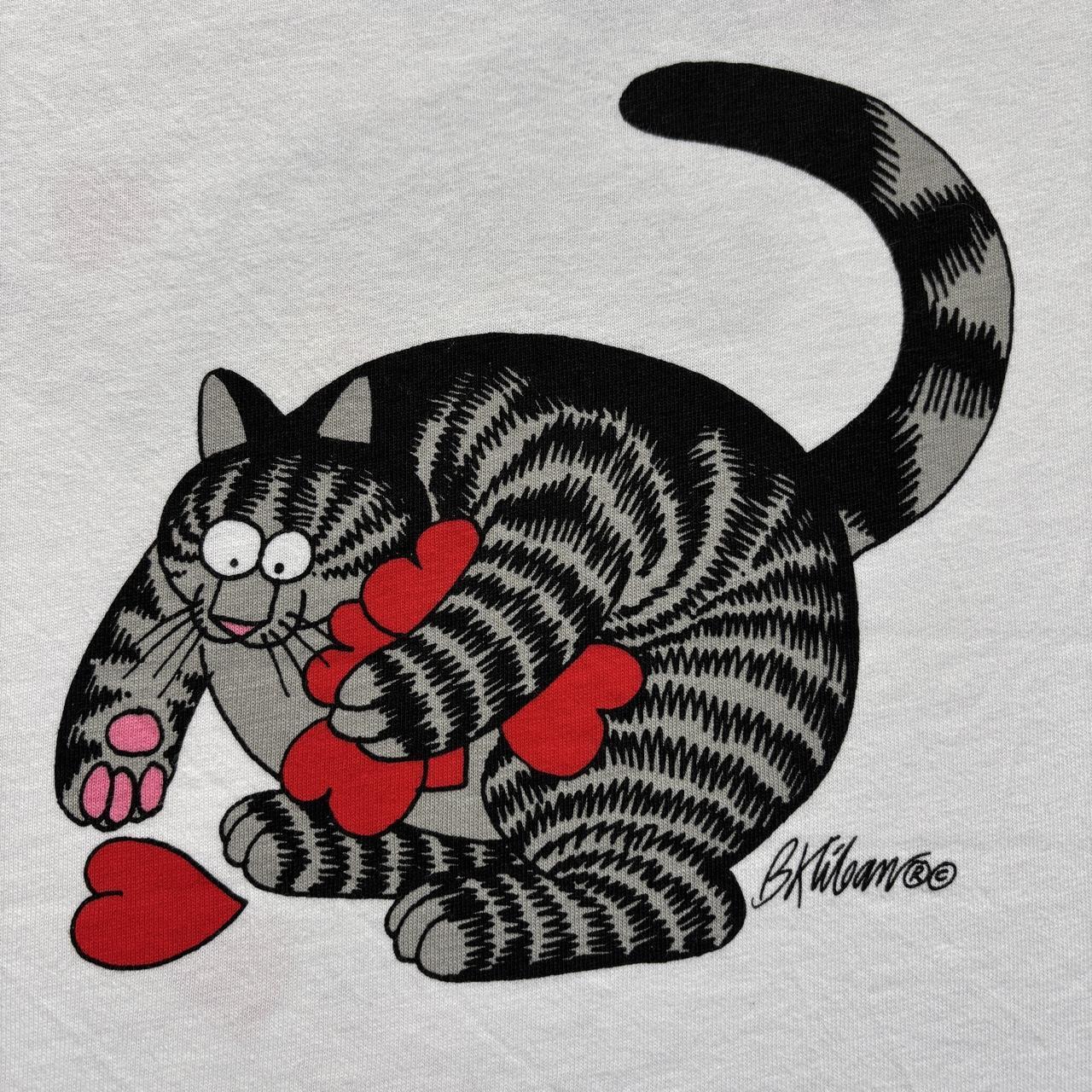 Vintage 80s B Kliban cat cartoon I left my heart in New York souvenir t-shirt