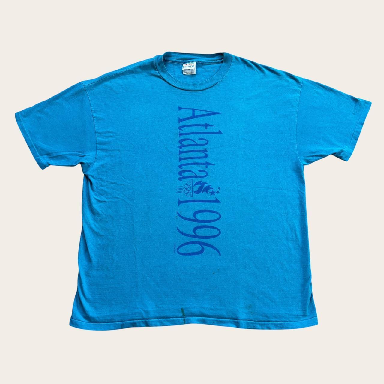Vintage 90s USA Atlanta Olympics summer games athletics graphic t-shirt