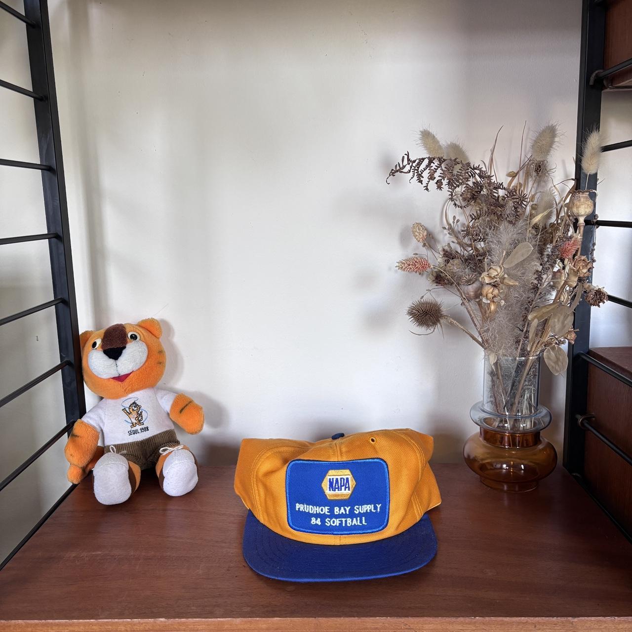 Vintage 80s USA Napa tools Prudhoe Bay Alaska softball team graphic cap