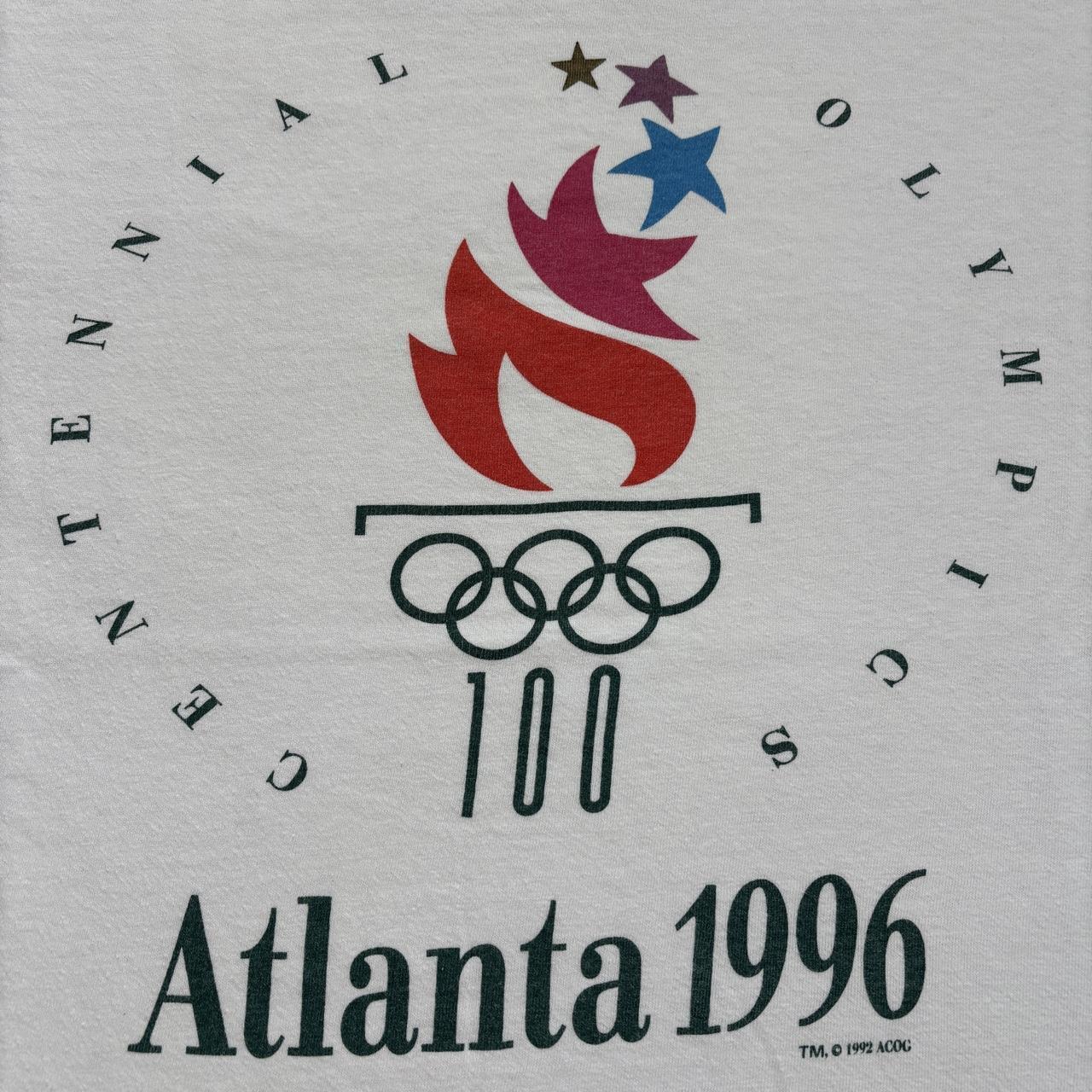 Vintage 90s USA Atlanta Olympics summer games athletics t-shirt