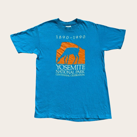 Vintage 90s USA Yosemite National park California nature souvenir t-shirt