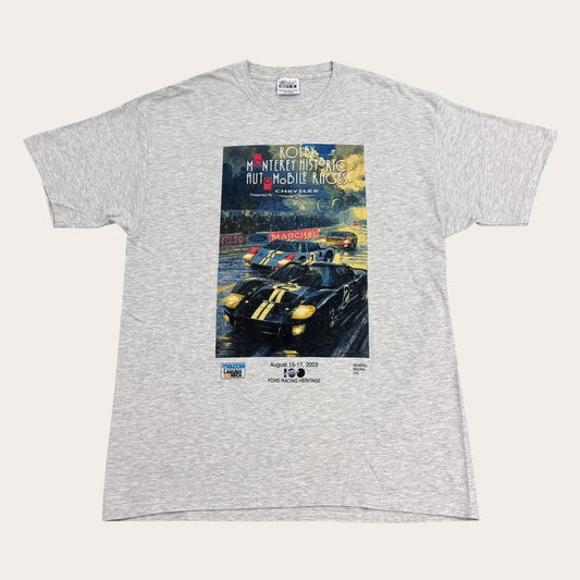Vintage Rolex Monterrey historic automobile races motorsport California t-shirt