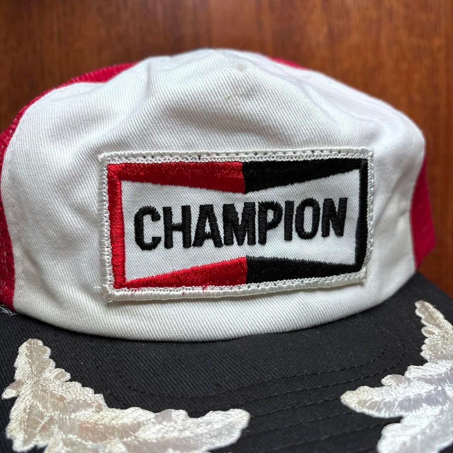 Vintage 99s USA Champion spark plugs automobile motors trucker cap