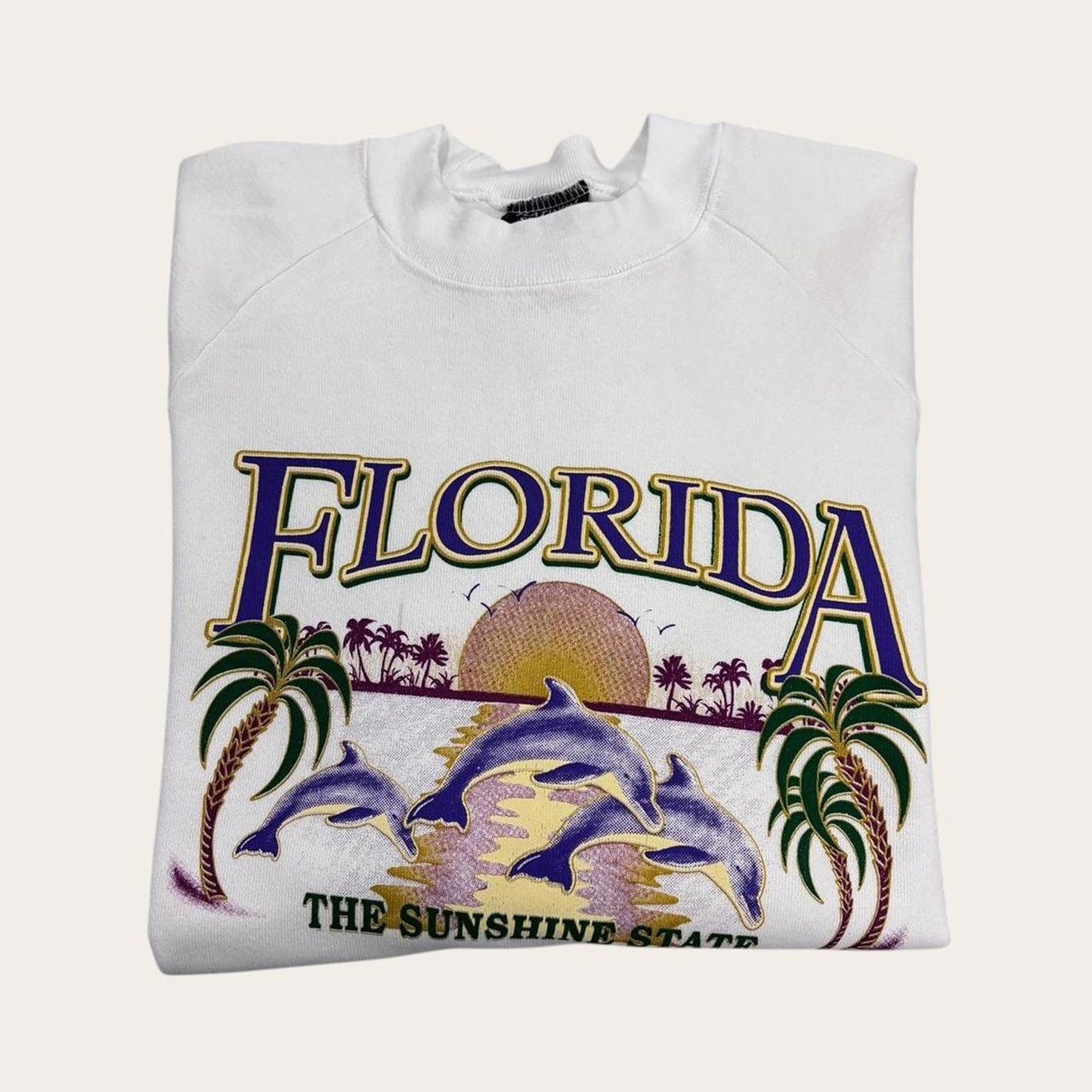 Vintage 90s USA Florida sunshine state tourist souvenir sweatshirt