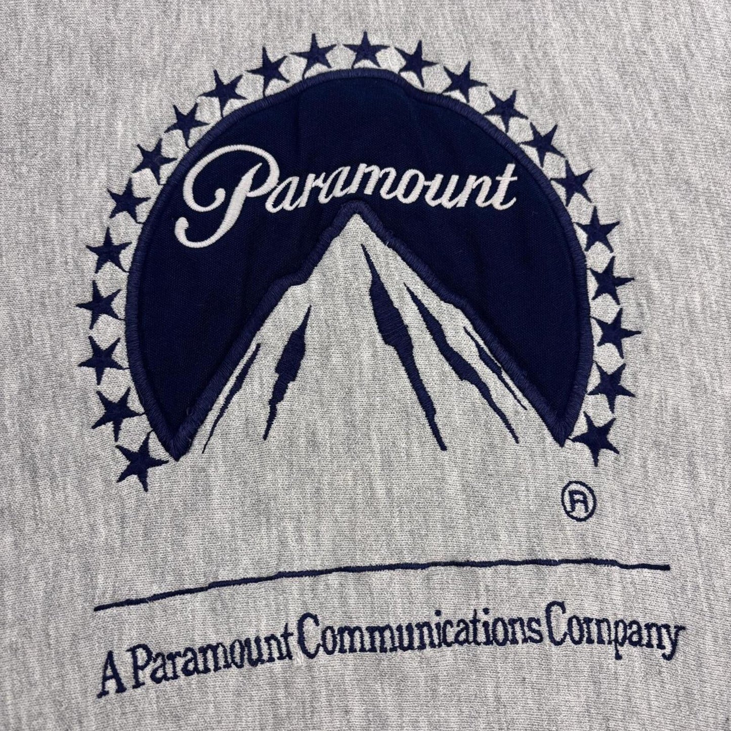 Vintage 90s USA Paramount Pictures film movie studio embroidered sweatshirt