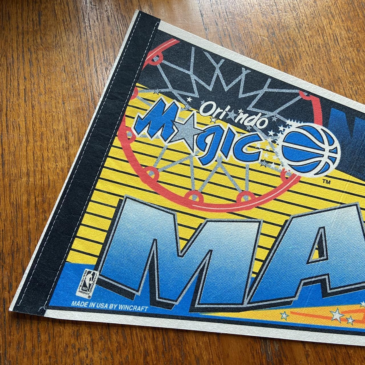 Vintage 90s USA Orlando Magic basketball NBA pennant