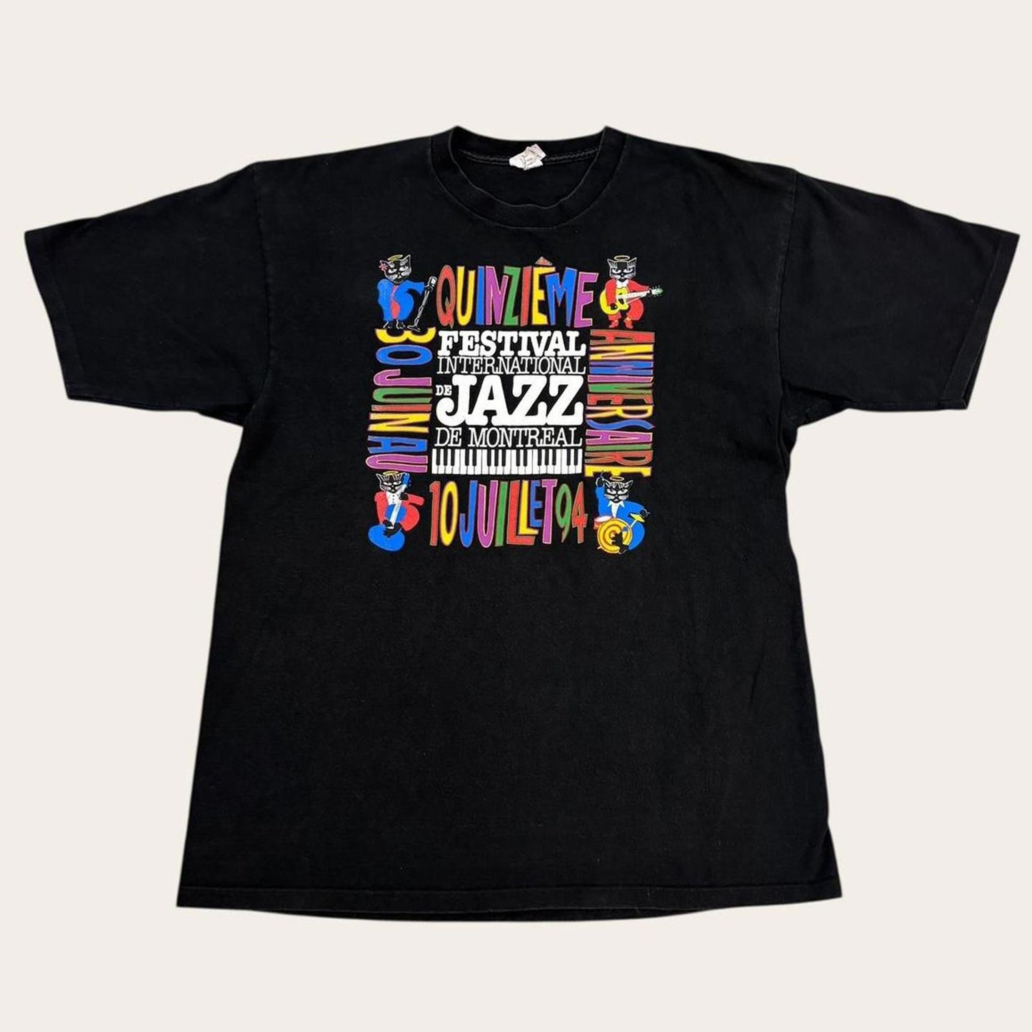 Vintage Montreal jazz festival 94 Canada graphic t-shirt