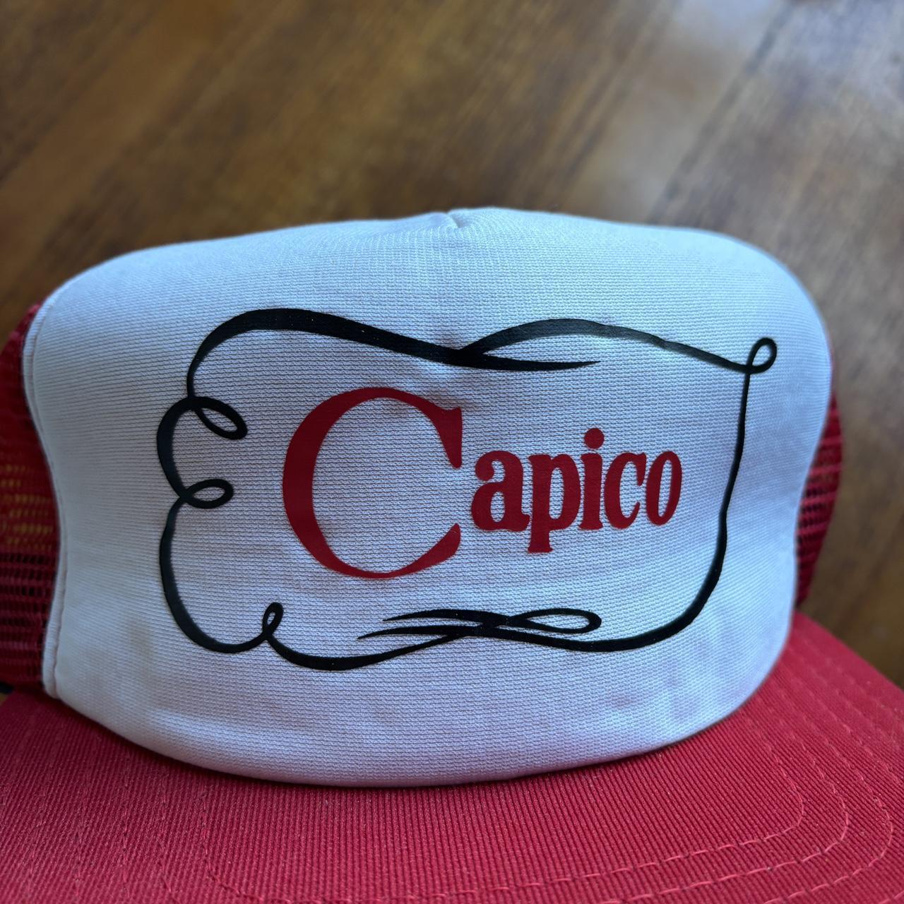 Vintage 90s USA Capico slogan trucker cap