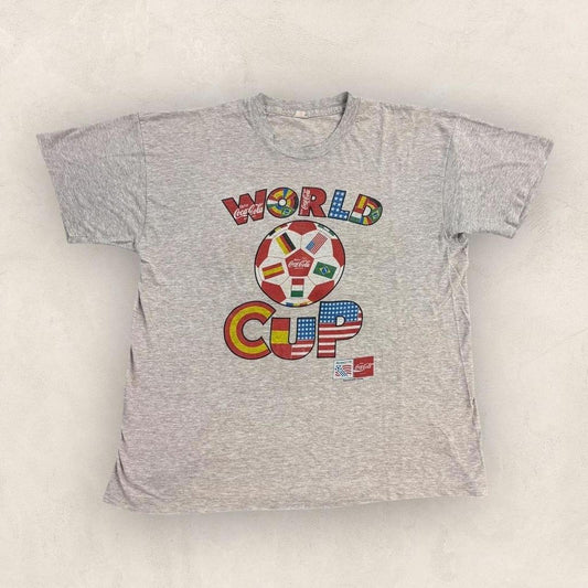 Vintage 90s USA World Cup 94 football tournament Coca Cola promotional t-shirt