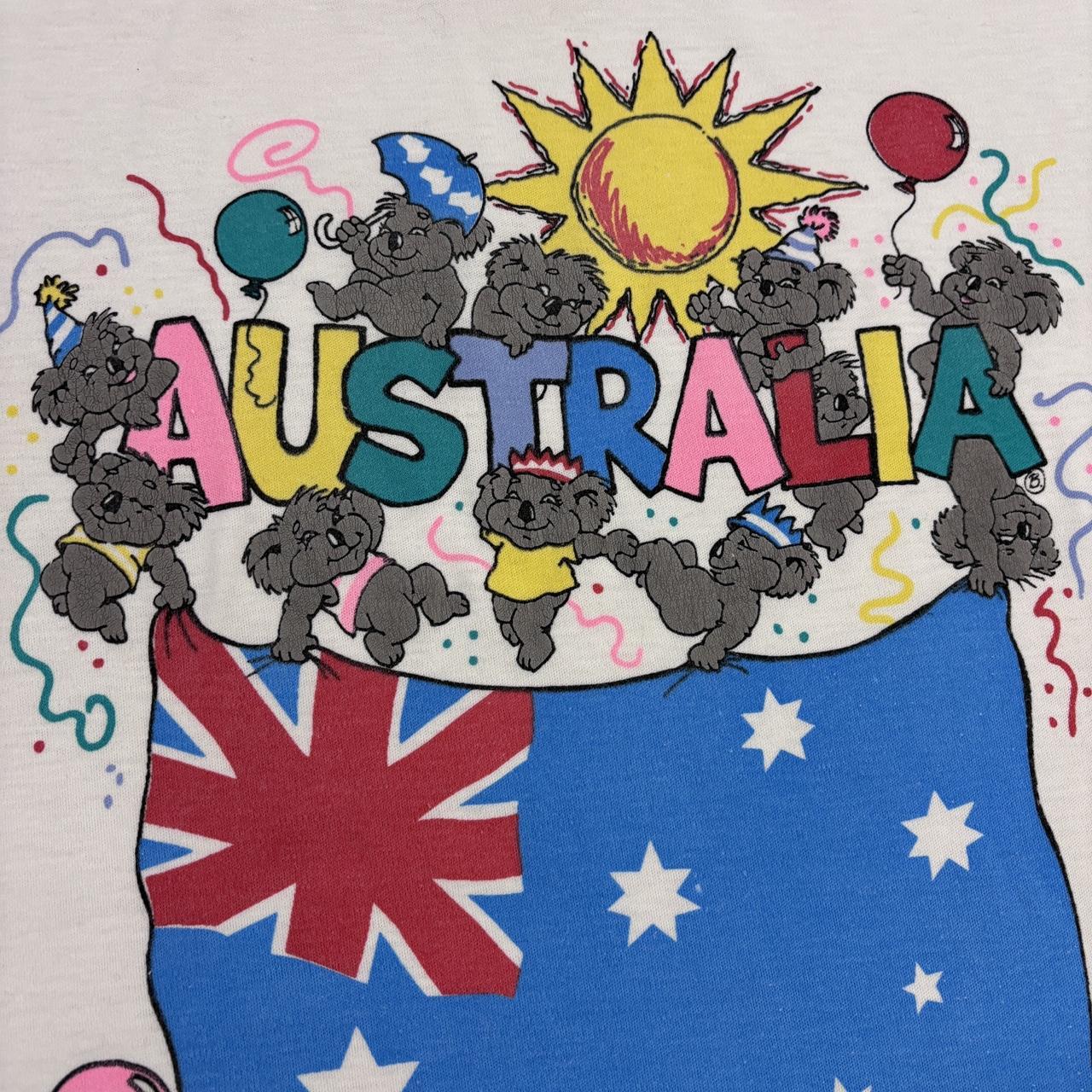 Vintage 80s Australia 200 year commemoration bicentenary graphic t-shirt