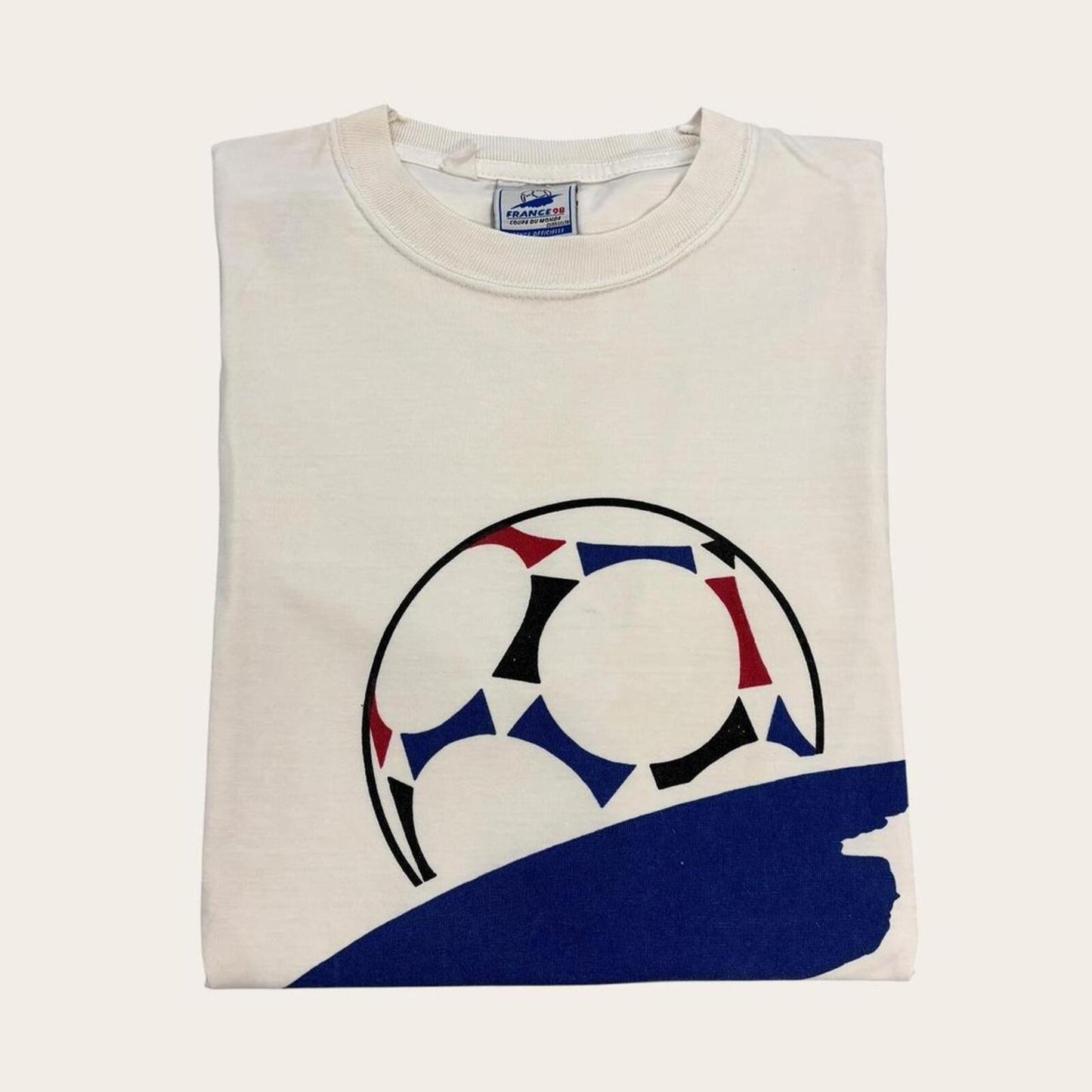 Vintage France 98 World Cup football tournament coupe du monde t-shirt