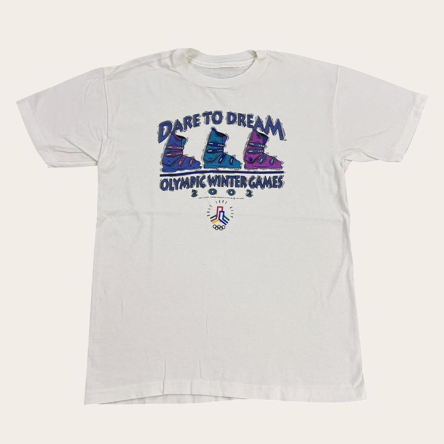 Vintage Y2K Salt Lake City Utah Winter Olympics snow sports t-shirt