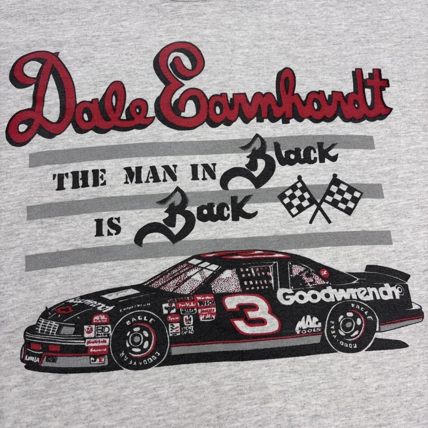 Vintage 90s USA Dale Earnhardt NASCAR motorsport racing driver t-shirt