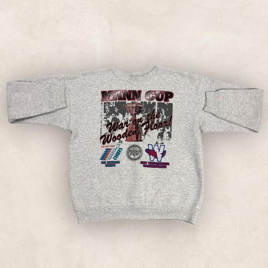 Vintage 90s Mann Cup Lacrosse Canada graphic sweatshirt