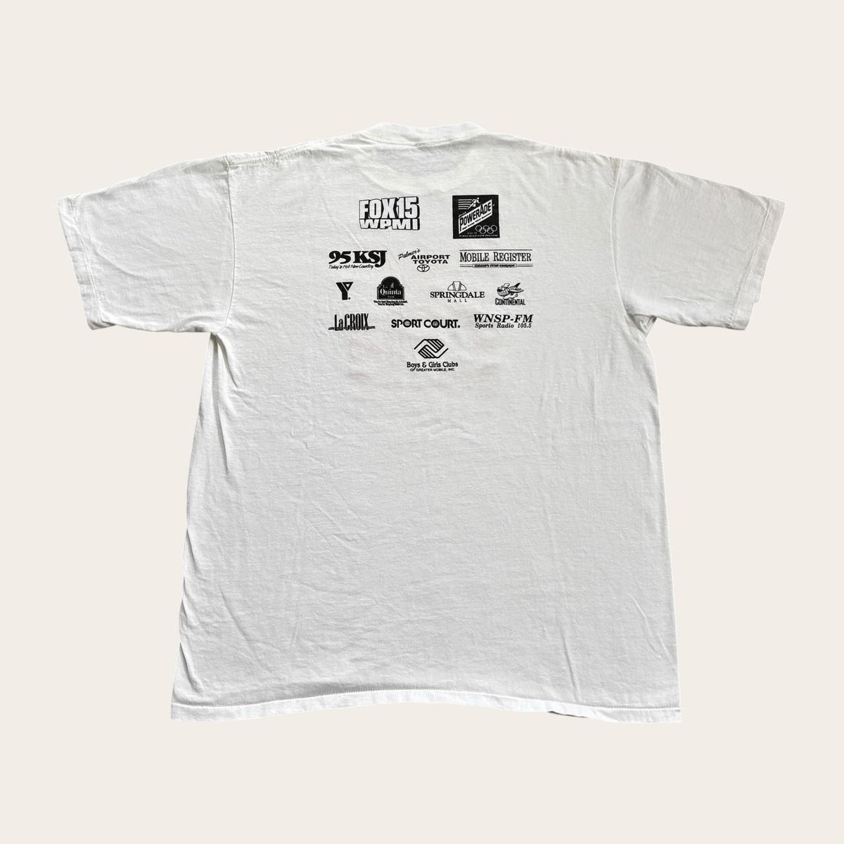 Vintage 90s USA triple crown basketball 3 on 3 tournament t-shirt
