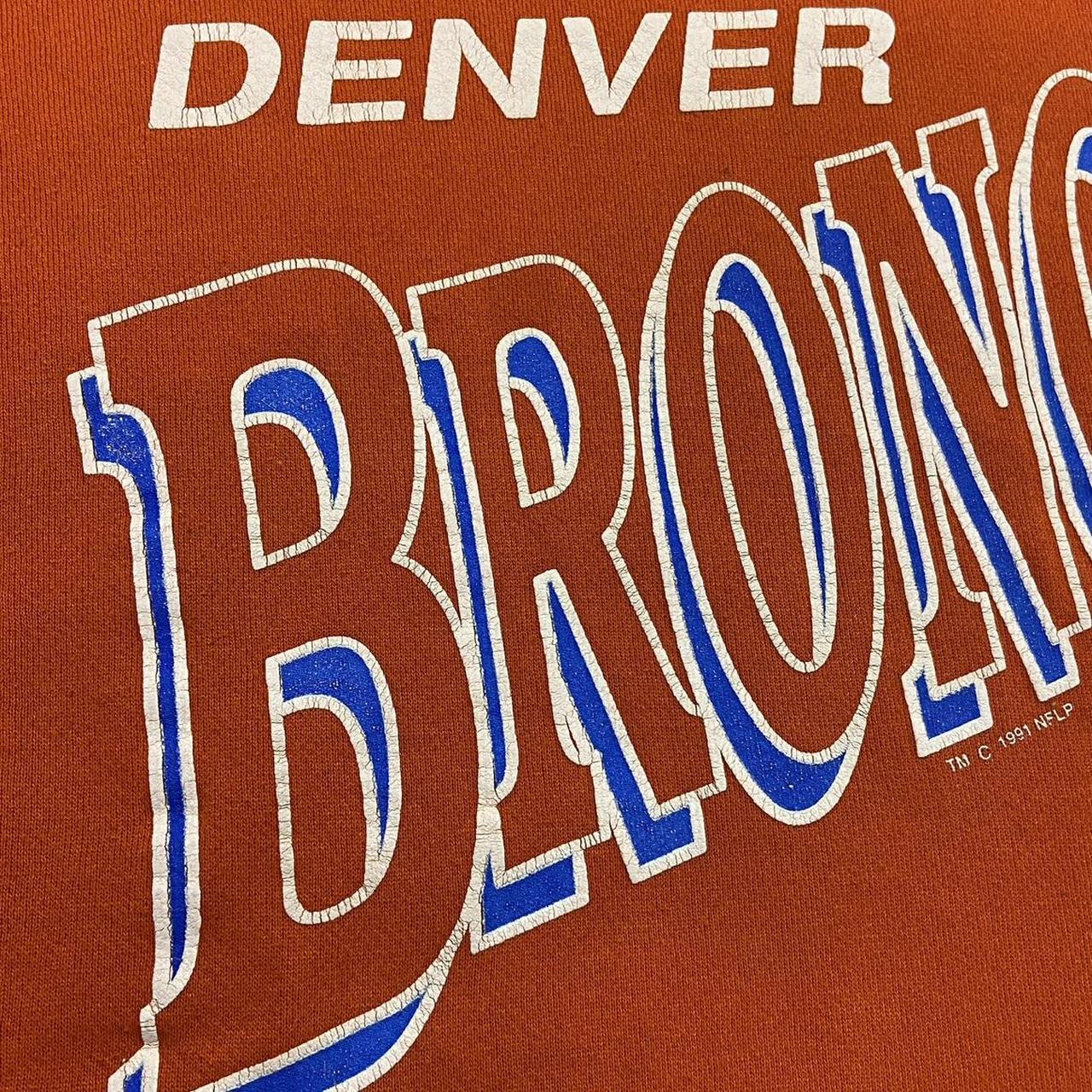 Vintage 90s USA Denver Broncos NFL American Football promotional sweatshirt