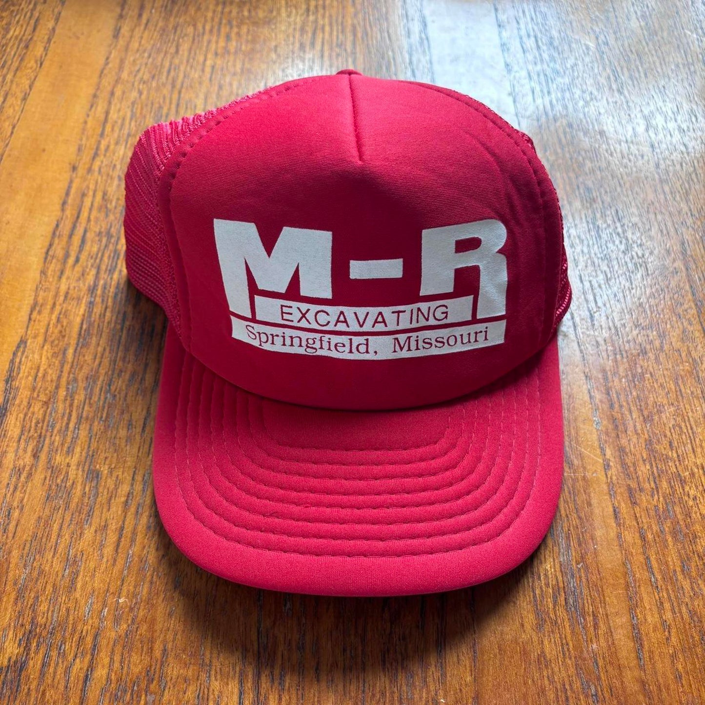 Vintage 90s USA MR Excavating Springfield Missouri workwear trucker cap
